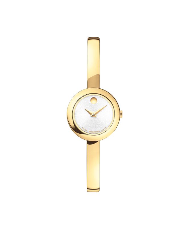 Movado Museum Bangle Silver White Dial Watch 0608063 image number null