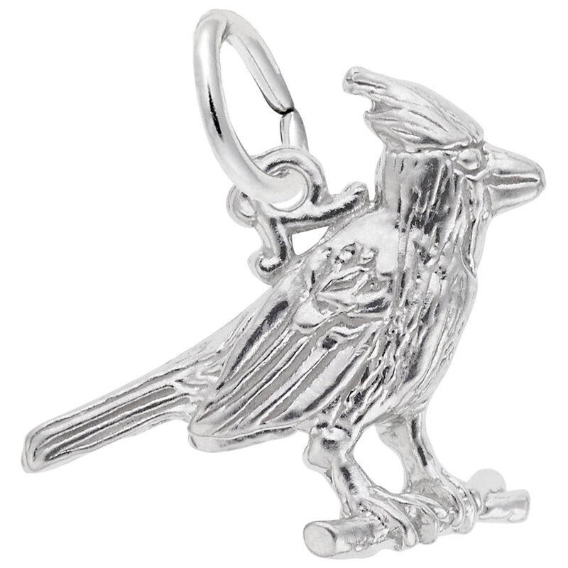 Cardinal Charm in Sterling Silver image number null