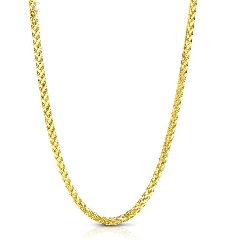 24" Round Franco Link Chain in 14k Yellow Gold  image number null