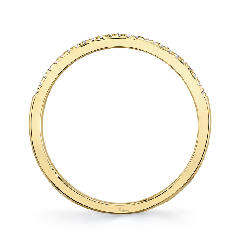 Shy Creation Diamond Anniversary Band in 14k Yellow Gold image number null
