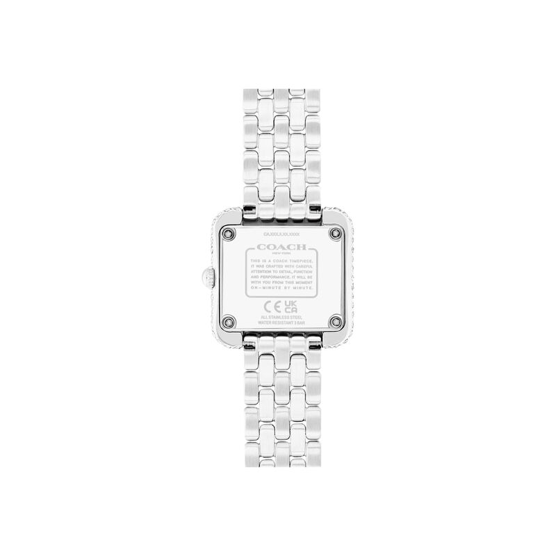 Coach Ladies Cass White Dial White Stainless Steel 24mm Watch 14504558 image number null