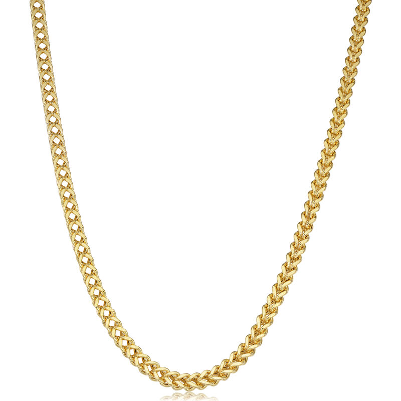 Franco Link 30" Chain 4.4mm in 10k Yellow Gold image number null