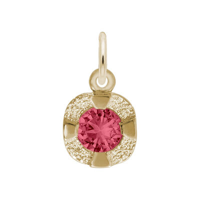 July Birthstone Petite Charm in 14k Yellow Gold