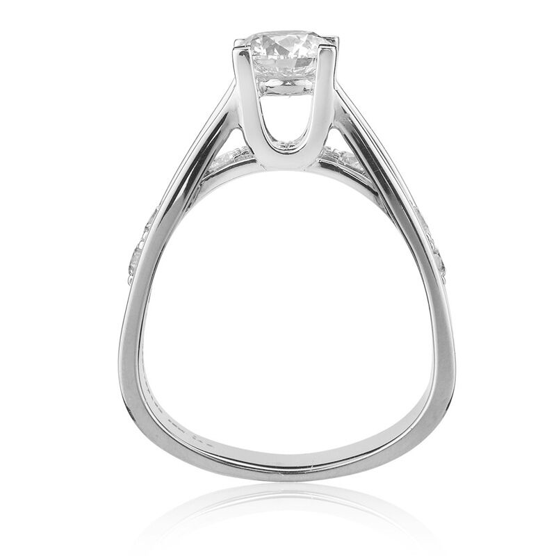 Canadian Diamond ¾ct. tw. Diamond Engagement Ring in 14k White Gold image number null