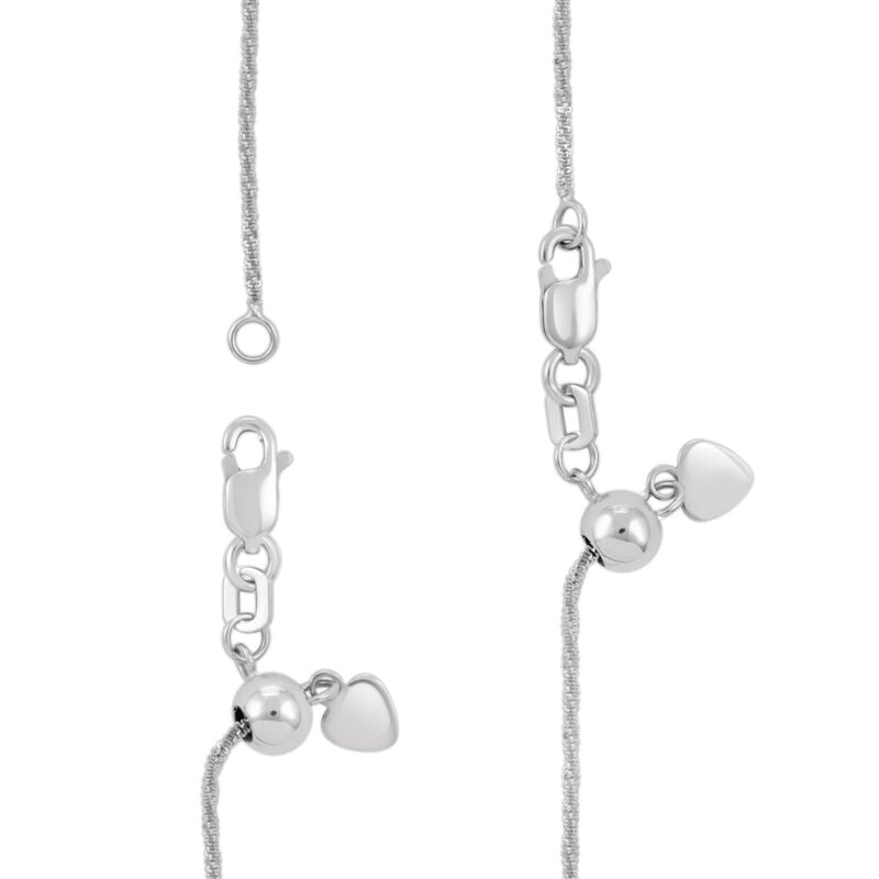 Sparkle Chain 22" in 14k White Gold (1.2mm) image number null