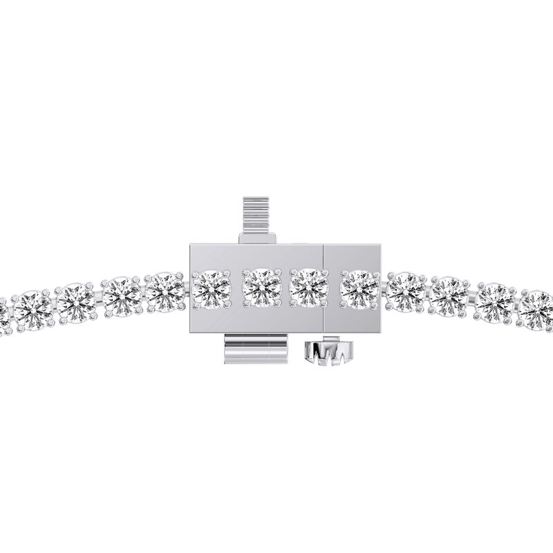 Lab Grown Diamond 10ctw. Tennis Necklace in 14k White Gold image number null