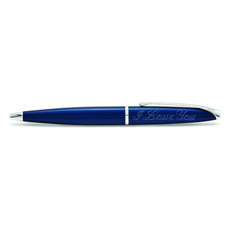 ATX Translucent Blue Ball Point Pen image number null