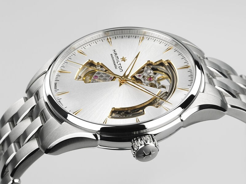 Hamilton Men's Jazzmaster Open Heart Auto Stainless Steel 40mm Watch H32675151 image number null