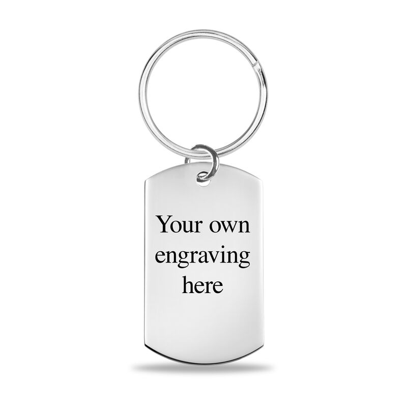 Photo Keychain in Sterling Silver image number null