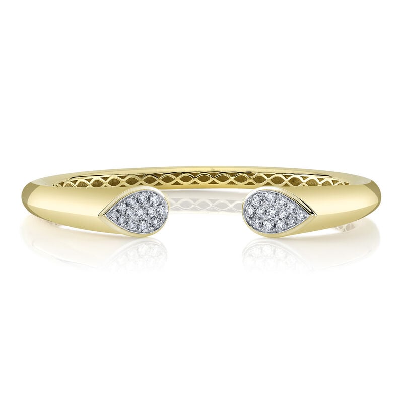 Shy Creation Diamond 3/4ctw. Bangle Bangle Bracelet in 14k Yellow Gold image number null