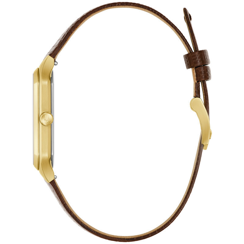 Bulova Men's Sutton Automatic Black Dial Two-Tone Stainless Steel 42mm Watch 97B235 image number null