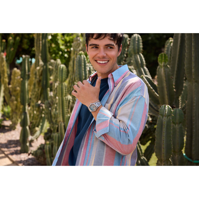 Citizen Men's Super Titanium Eco Drive Green Dial Titanium 39mm Watch AW0130-85X image number null