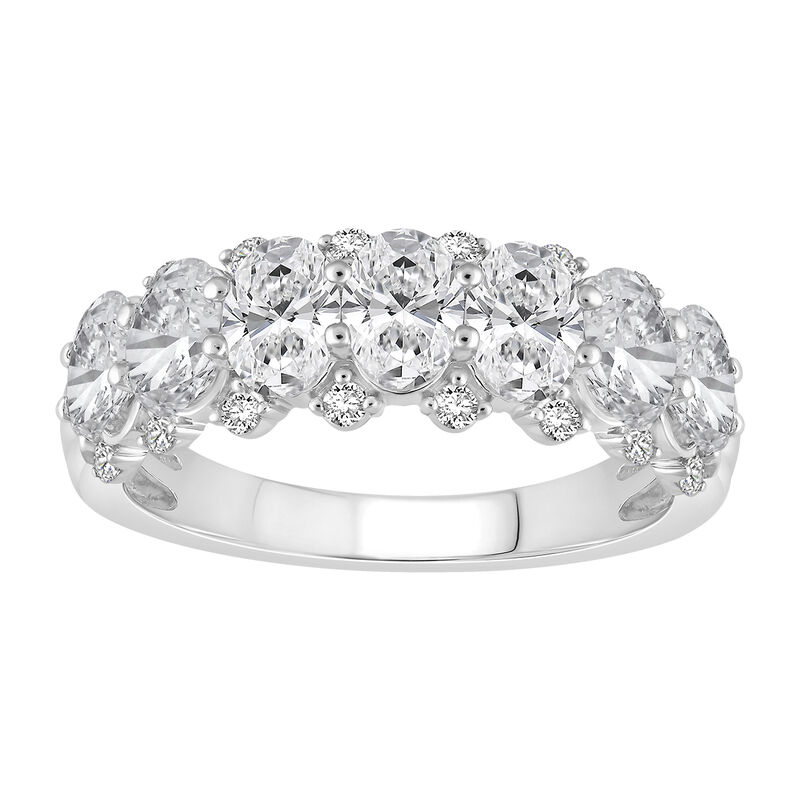 Lab Grown Diamond 2 1/2ctw. & 14k White Gold Wedding Ring image number null