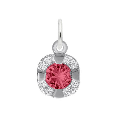 July Birthstone Petite Charm in 14k White Gold