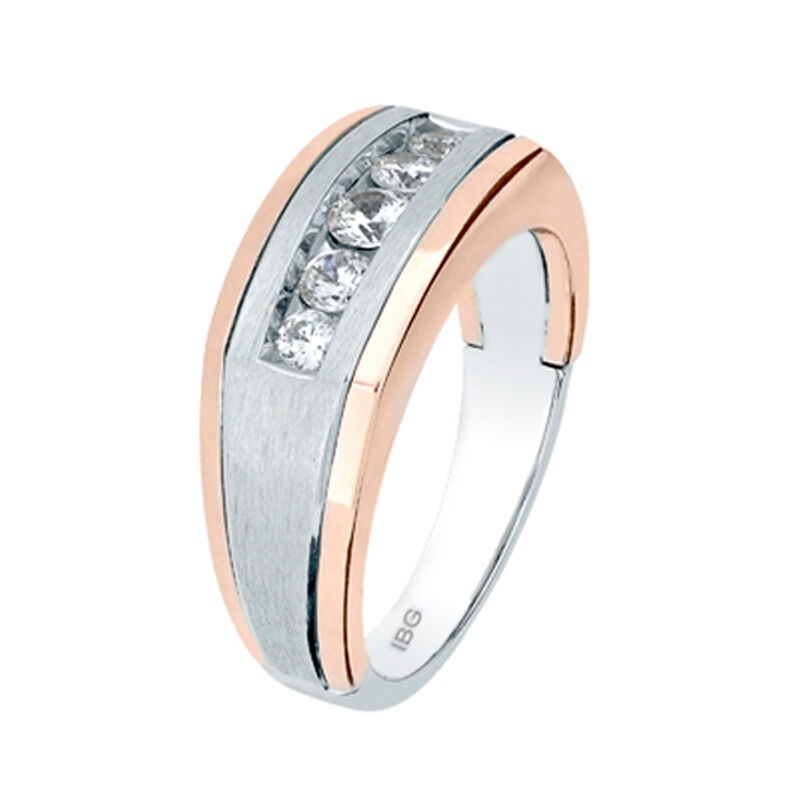 IBGoodman 1/2ctw. Diamond Fashion Ring in White & Rose Gold image number null