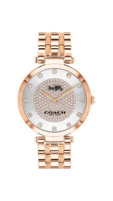 Coach Ladies' Rose Gold Plated Stainless Steel Park Watch 14503735