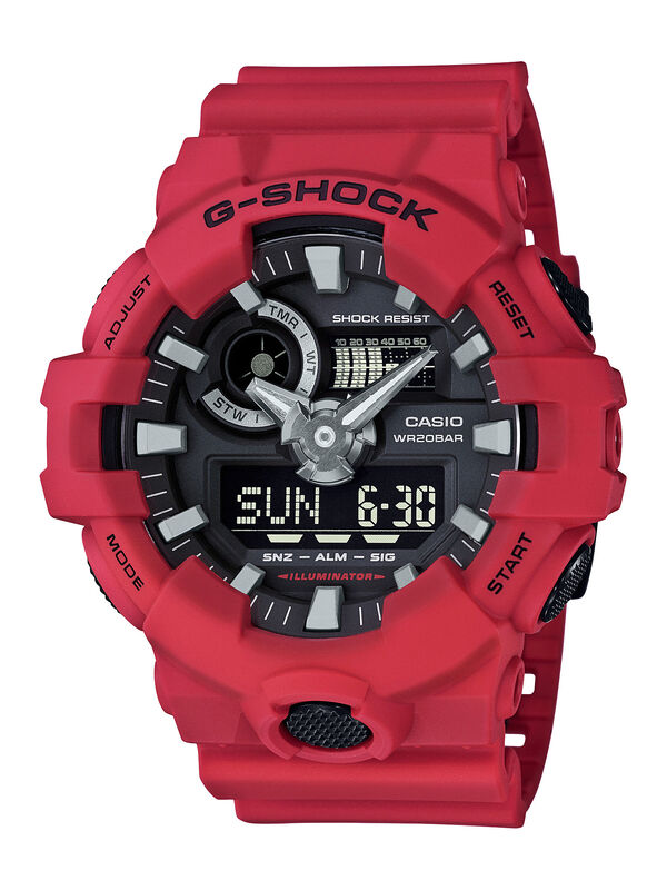 G-Shock Classic Multifunction Red Watch GA700-4A image number null