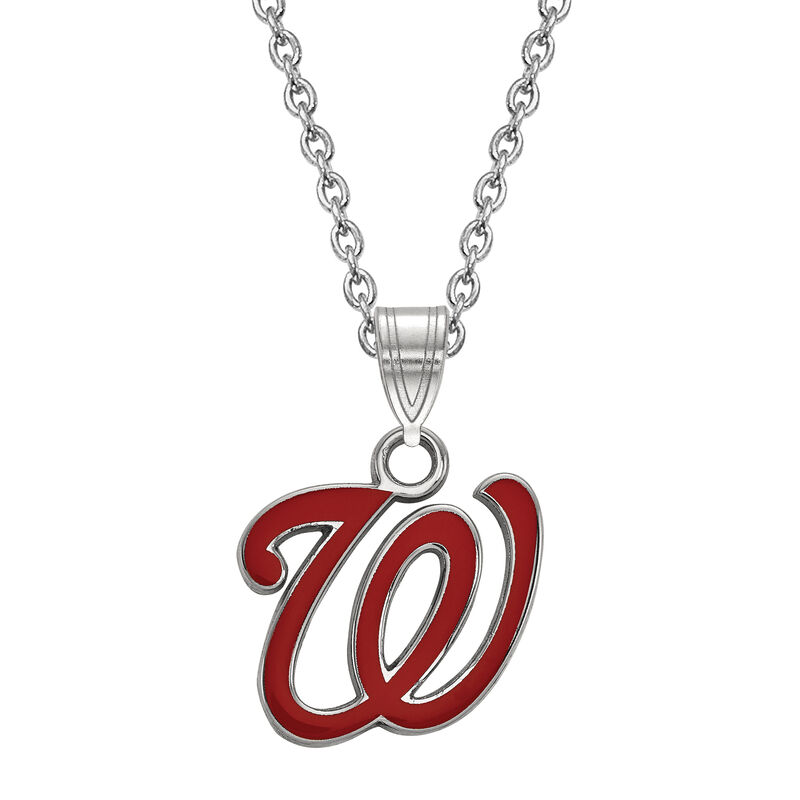 Washington Nationals Red Logo Small Pendant image number null