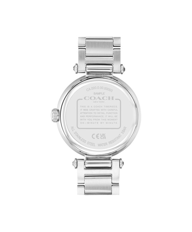 COACH Ladies' Cary Stainless Steel Pave Dial With Rainbow Crystal Markers 34mm Watch 14504270 image number null