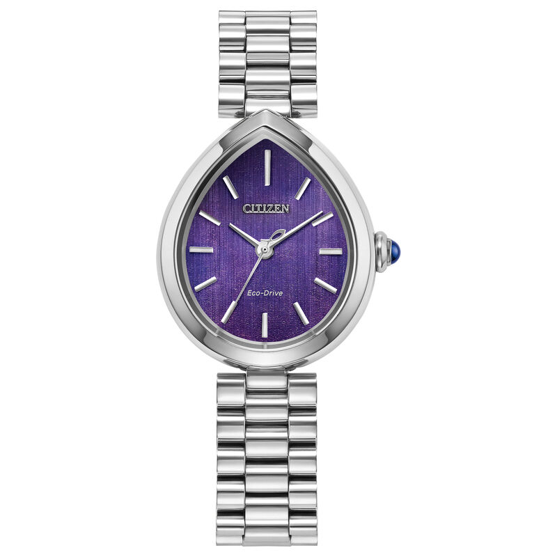 Citizen Eco-Drive L Rainell Purple Dial EM1200-55X image number null