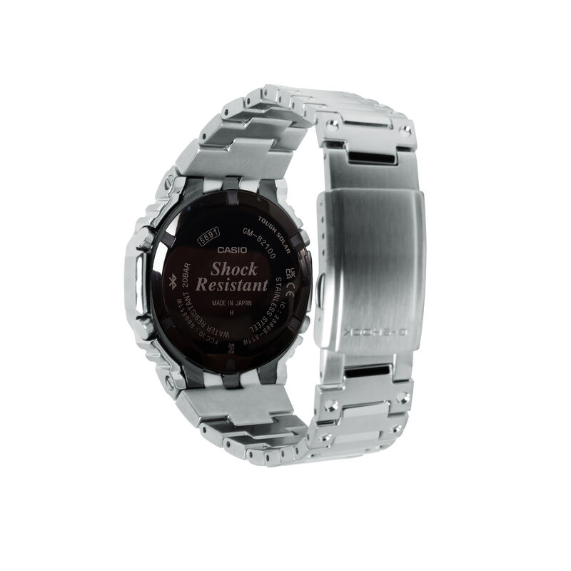 G-Shock Men's Analog-Digital Black Dial Silver Stainless Steel 44mm Watch GMB2100SD-1C image number null