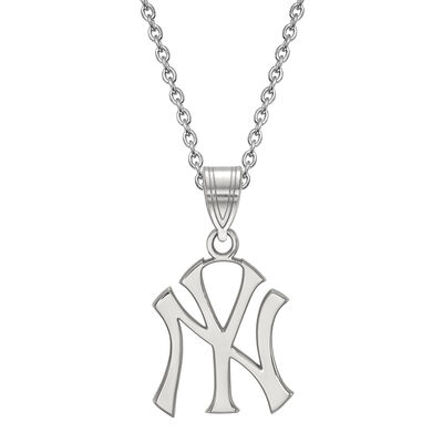 New York Yankees Medium Pendant in Sterling Silver 