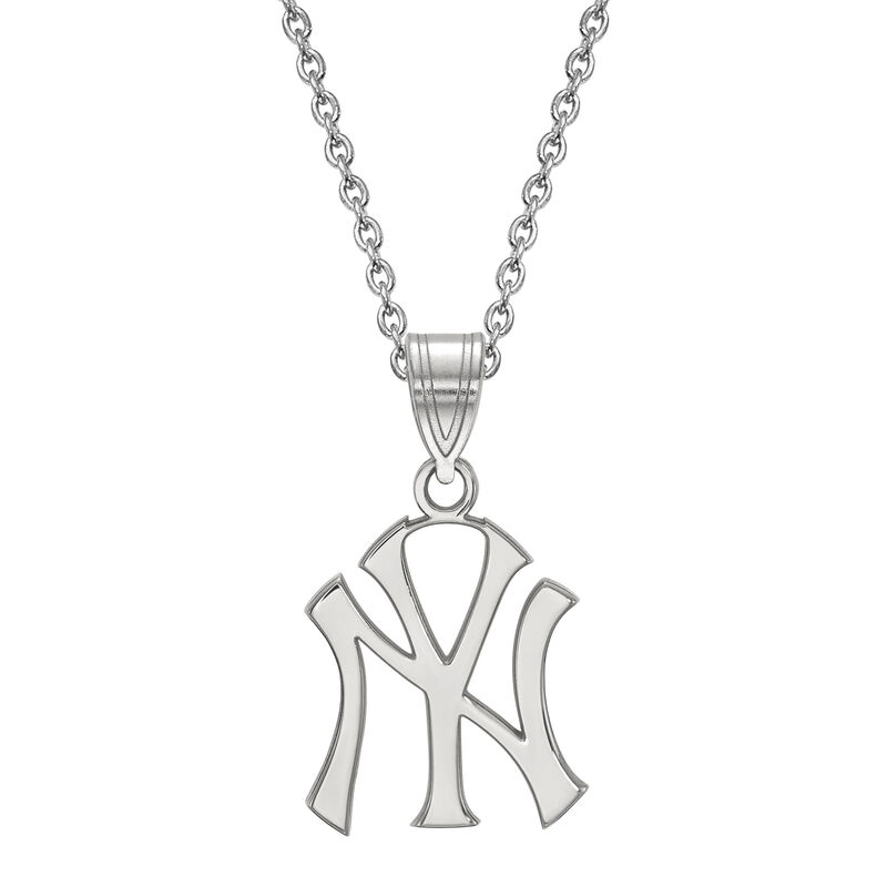 New York Yankees Medium Pendant in Sterling Silver  image number null