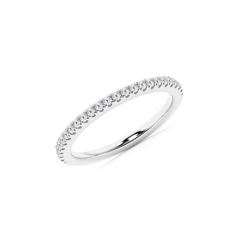 Princess Cut Lab Grown Diamond 5 5/8ctw. Classic Engagement Ring in 14k White Gold image number null