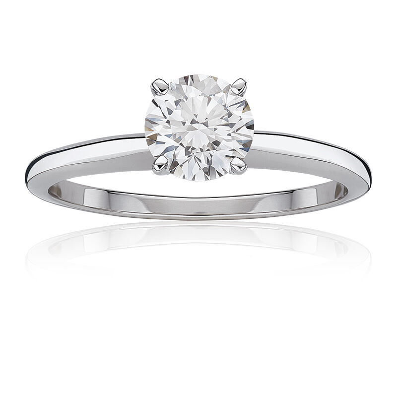 Lab Grown Diamond 1 1/4ct. Classic Round Solitaire Engagement Ring image number null