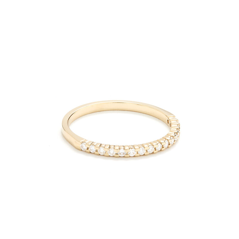 Diamond 10k Yellow Gold Wedding Ring image number null