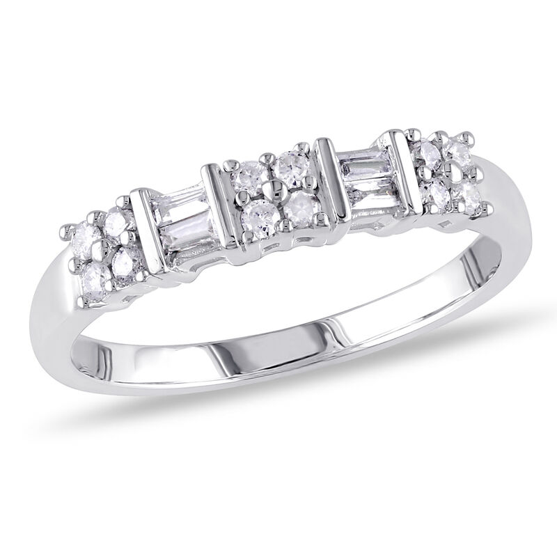 Diamond Anniversary 1/4ctw. Band in 10k White Gold image number null