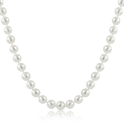 Akoya 6 - 6.5mmPearl Strand 16" with 14k White Gold Clasp