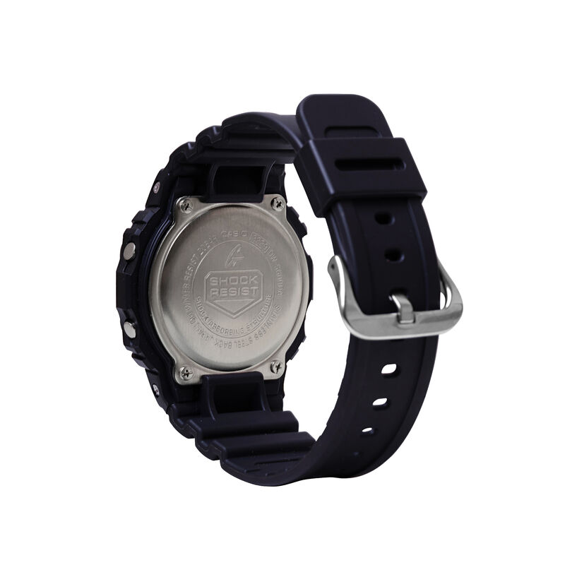 G-Shock Men's Digital Black Dial Red Accents Black Resin 49mm Watch DW5600BBR-1 image number null