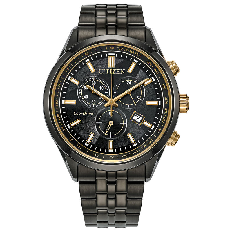 Citizen Dress Classic Chronograph Black Dial Limited Edition AT2576-68E image number null