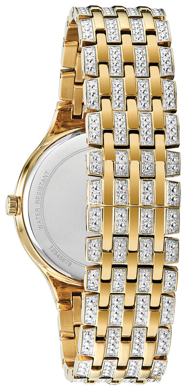 Bulova Men's Goldtone Stainless Steel Phantom Watch 98A229 image number null