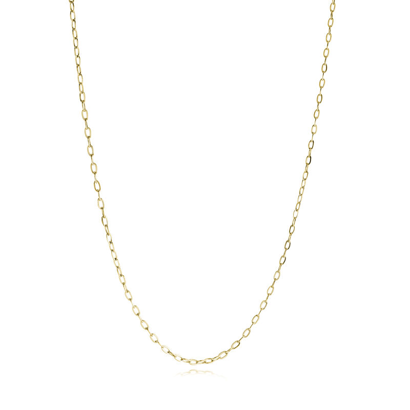 Italgem Steel Forza Link Chain 18" in Gold IP Stainless Steel (1.6mm) image number null