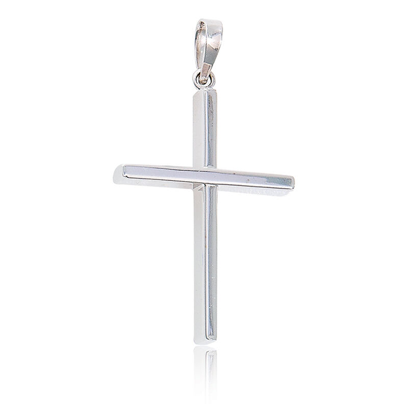 Cross Accessory in 14k White Gold image number null