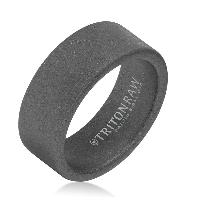 TritonRAW Tungsten Flat Matte Wide Men's Band image number null