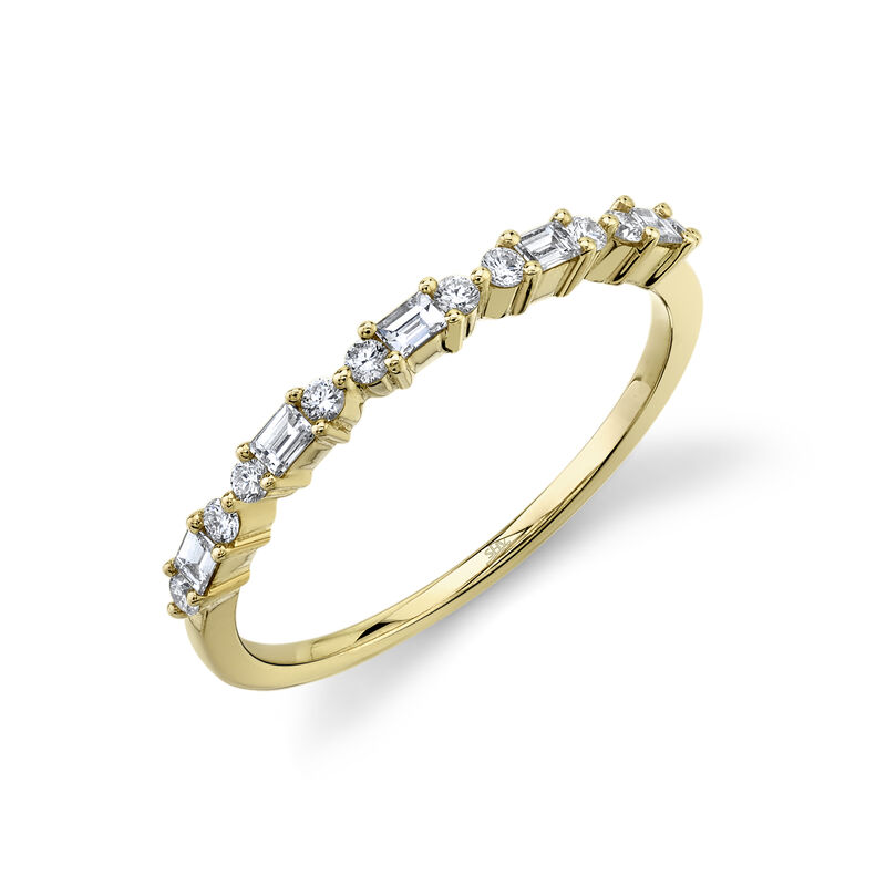 Diamond 1/4ctw. Anniversary Ring in 14k Yellow Gold image number null