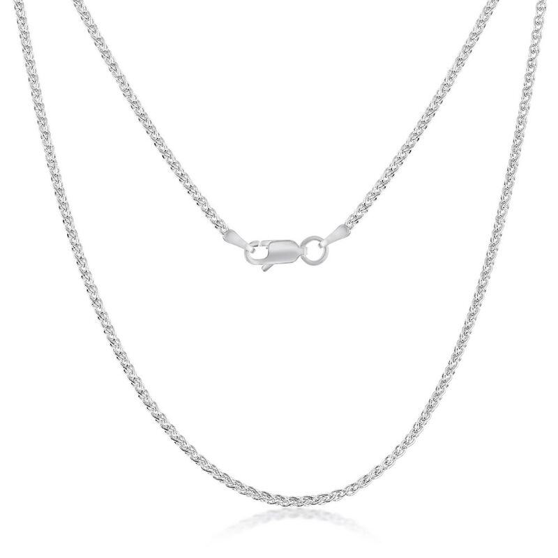 Spiga Chain 20" in Sterling Silver (1.5mm) image number null