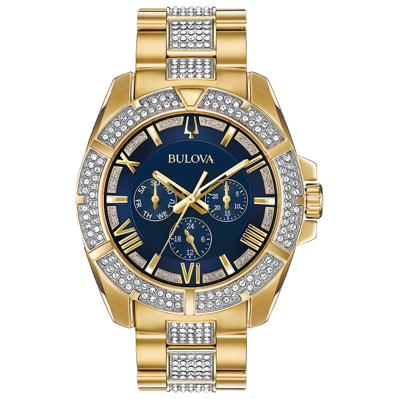 Bulova Crystals Collection Men's Watch 98C128 image number null