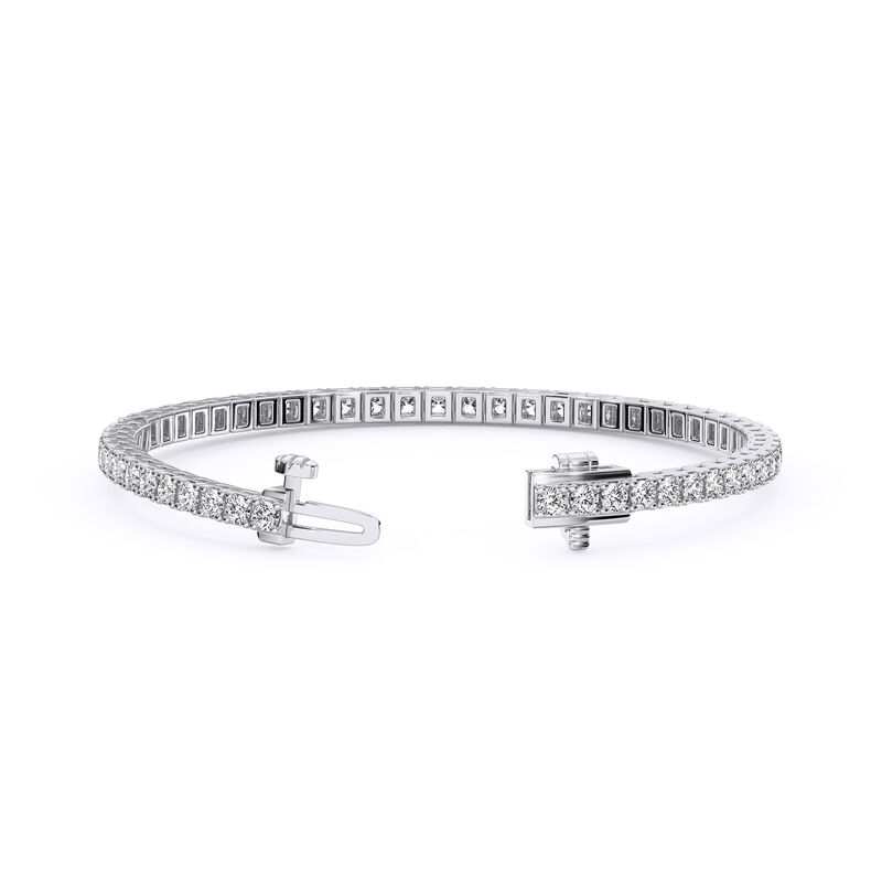 Lab Grown Diamond 3ctw. Tennis Bracelet in 14k White Gold image number null