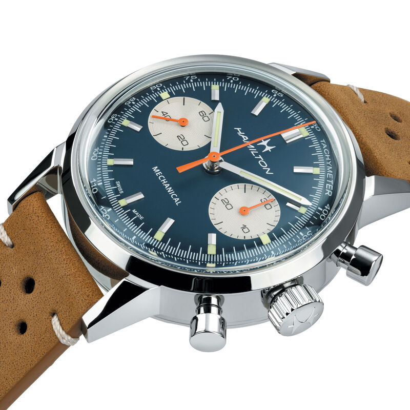 Hamilton American Classic Chronograph Automatic Blue Dial H38429541 image number null