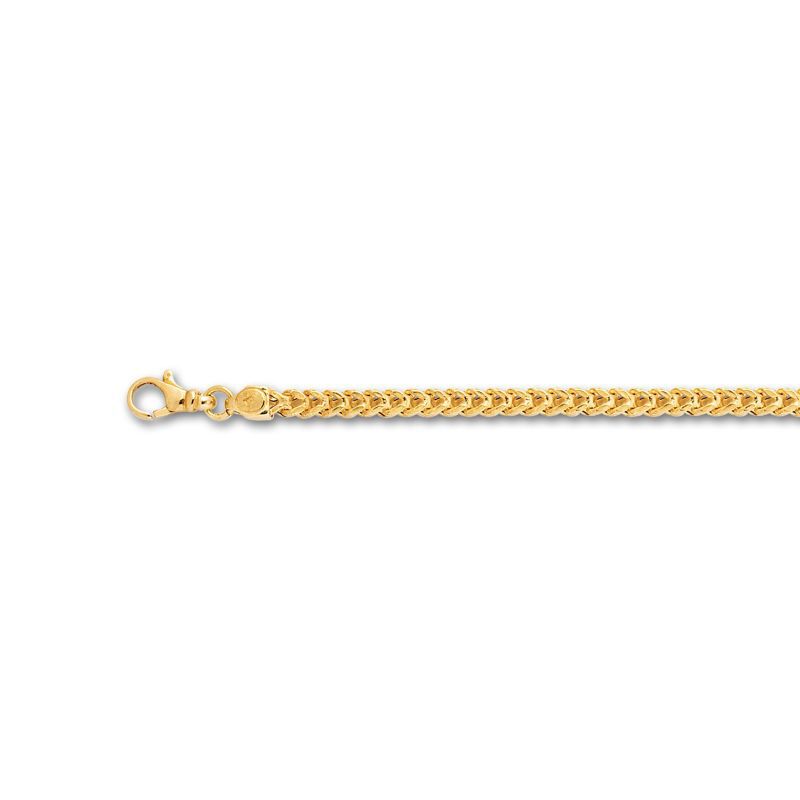 Men's Square Franco Chain 3.9mm in 14k Yellow Gold image number null