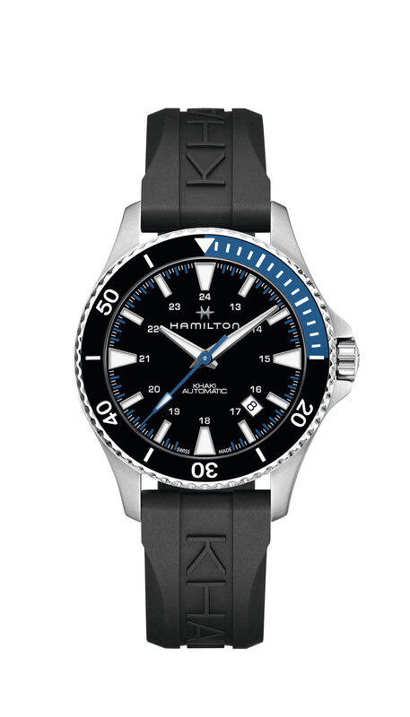 Hamilton Men's Navy Scuba Automatic 40mm Rubber Strap Watch H82315331 image number null