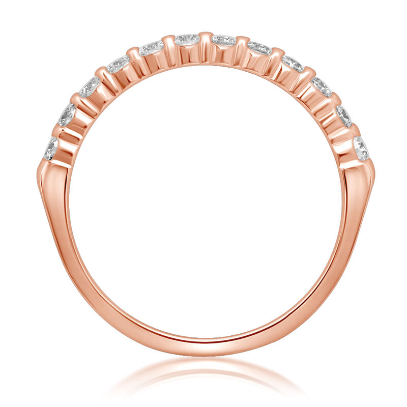 Diamond Band 1/2ctw in 14k Rose Gold image number null