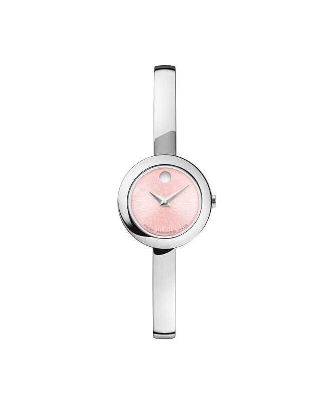 Movado Museum Bangle Blush Dial Watch 0608062 image number null