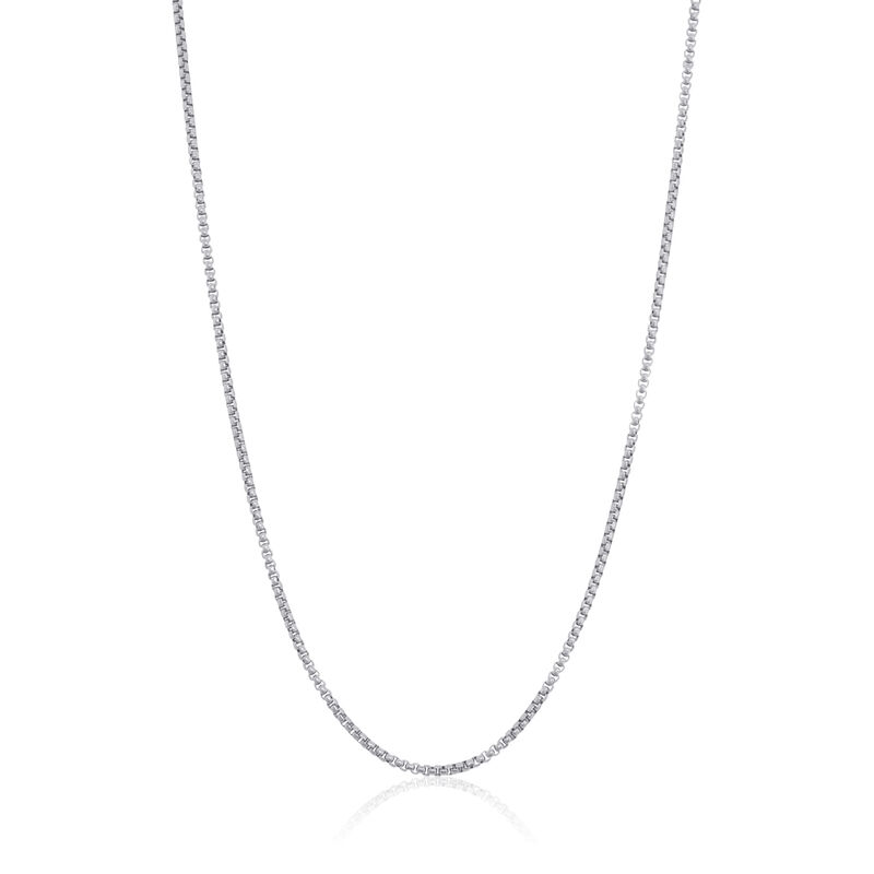 Box Chain 24" in Stainless Steel (3.5mm) image number null