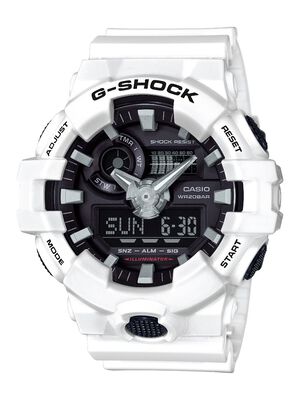 G-Shock Classic Multifunction White Watch GA700-7A