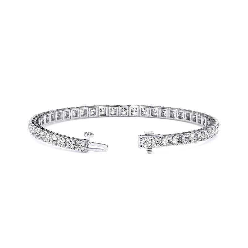 Lab Grown Diamond 7ctw. Tennis Bracelet in 14k White Gold image number null